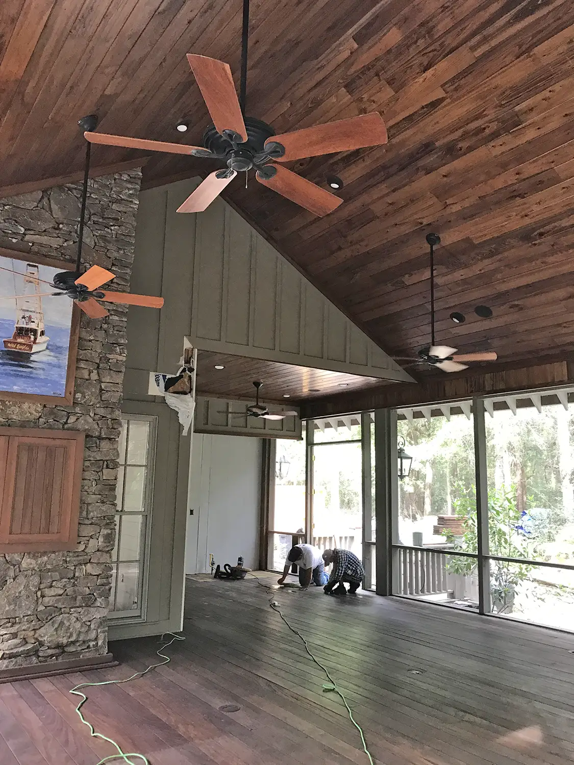 Luxury new home construction - Middle Field project progress photo 6 by McQuillen Custom Homes in Orange Beach, AL